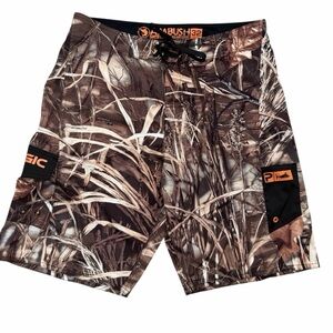 Pelagic Camo Print Board Shorts